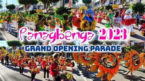 Panagbenga Festival Grand Opening Parade 2023 Baguio City Youtube