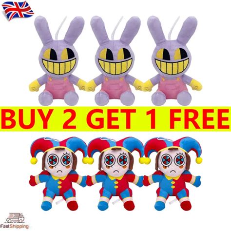 2023 New Cute The Amazing Digital Circus Plush Dolls Jax Pomni Stuffed Toys Uk £899 Picclick Uk