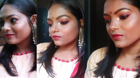 Astami Makeup Tutorial Ll Durga Puja Make Up Lookll Youtube