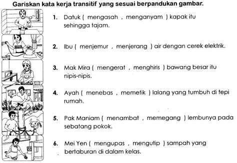 Latihan 1 Kata Nama Latihan 2 Kata Ganti Nama Latihan 3 Kata Kerja