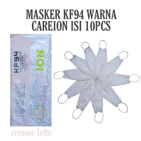 Jual Masker Kf Careion Warna Ply Isi Pcs Shopee Indonesia