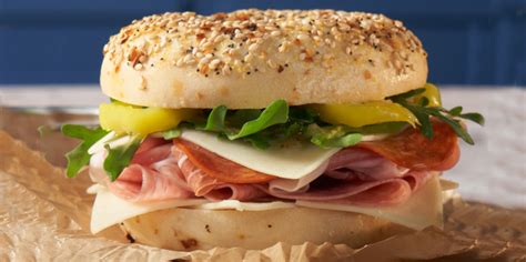 Italian Bagel Sandwich Recipe Sargento Foods Incorporated