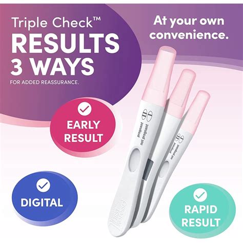 First Response Triple Check Results 3 Ways Early Digital Rapid