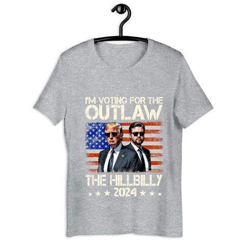 Vintage I M Voting For The Outlaw And The Hillbilly T Shirt