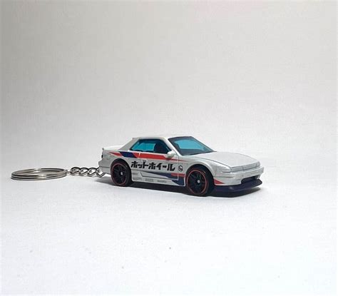 Hot Wheels Nissan Silvias Keychain Etsy