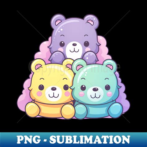 Kawaii Care Bears Elegant Sublimation Png Download Add A Inspire