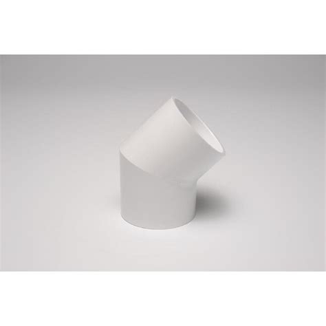 Lasco 1 1 2 In X 1 1 2 In 45 Degree Slip Elbow Pvc Elbow At