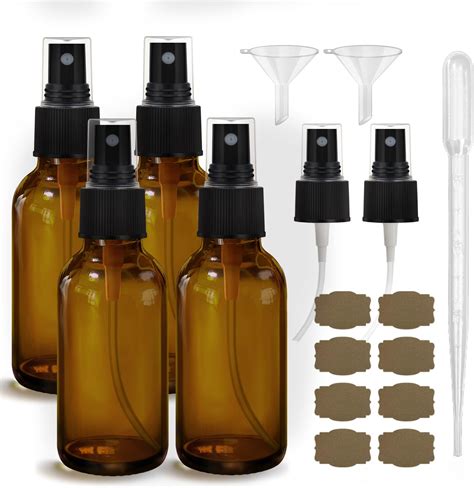 Amazon Cornucopia Ounce Amber Glass Fine Mist Spray Bottles