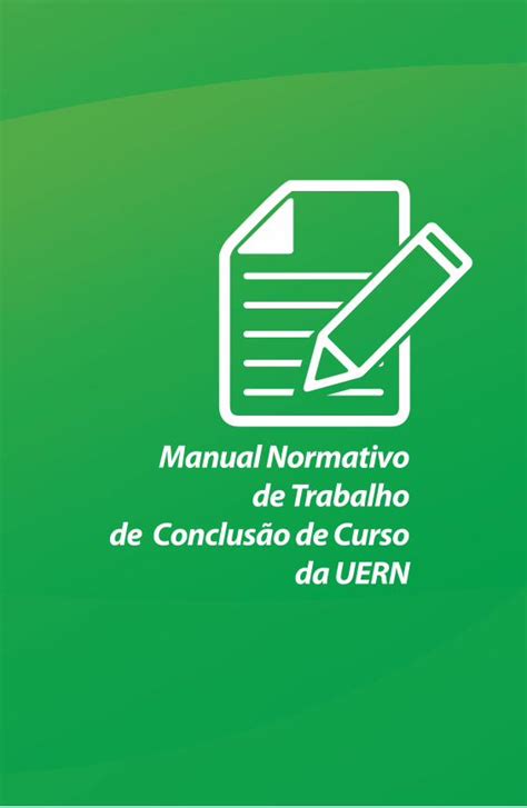 PDF Manual De Monografia UERN Direcionar Esclarecimentos Sobre As