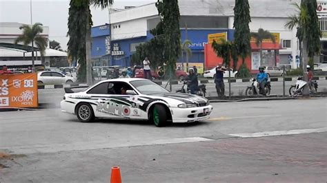 Nissan Silvia S14 Gymkhana Drifting Burnout YouTube