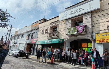 Protestan Trabajadores Del Cobaem En Sede Administrativa Por Pagos