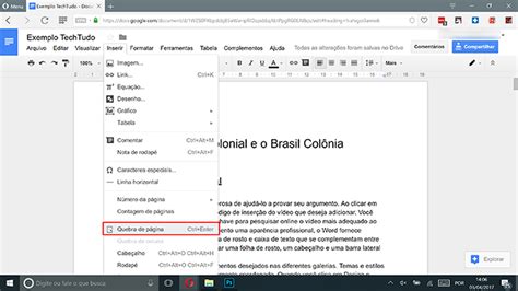 Google Docs Como Criar Sum Rios Em Seus Documentos