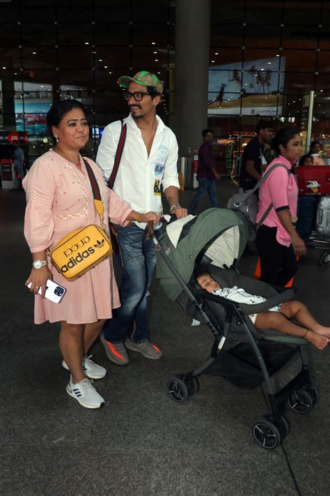 Bharti Singh And Haarsh Limbachiyaa At Airport On 22nd May 2023