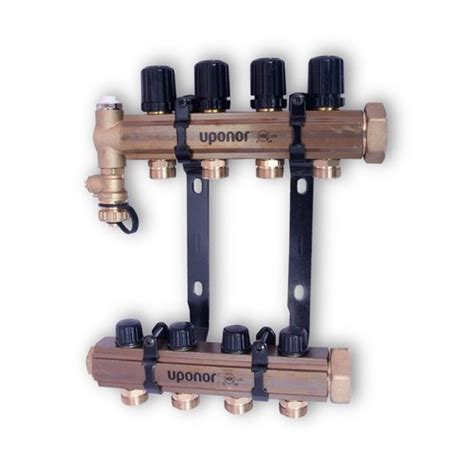 A2660401 Truflow Jr 4 Zone Manifold By Uponor Wirsbo