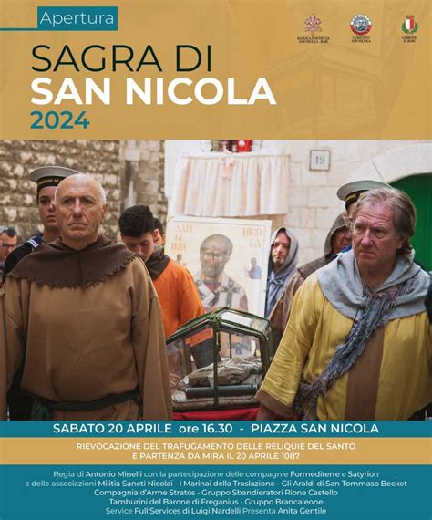 Festa Di San Nicola 2024 Il Programma Ufficiale Della Cerimonia Di