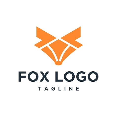 Vektor Fuchs Logo Vorlage Illustrationssymbol Premium Vektor