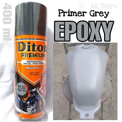 Jual Pilok Pylox Cat Semprot Diton Premium Primer Grey 9120 400cc Poksi