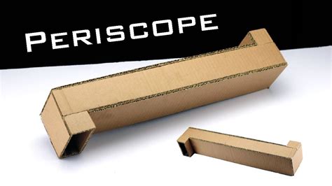 How To Make Periscope Using Cardboard At Home Making Tricks