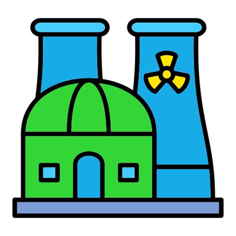 Clip Art Nuclear Plant