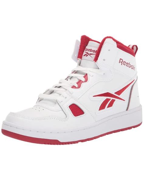 Reebok Leather Resonator Mid Basketball Shoe In White Lyst