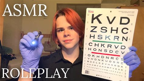 Asmr Doctor Eye Exam Roleplay Youtube