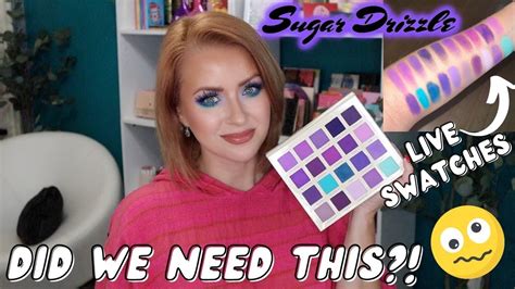 LIVE SWATCHES Of NEW SUGAR DRIZZLE The MATTES Palette 1 Look DUPES