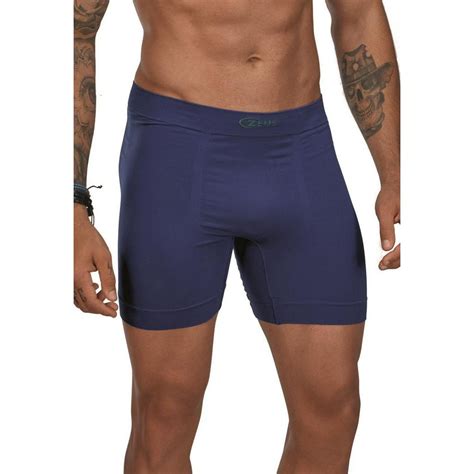 Cueca Boxer Esportiva Ultraleve Zeus DeMillus 90907 Marinho Shopee Brasil