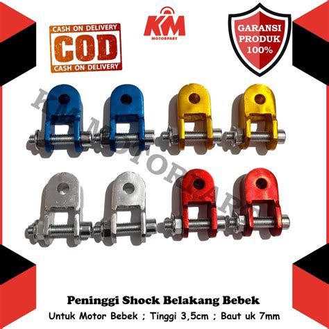 Jual Peninggi Shock Belakang Universal Motor Bebek Jupiter Mx Blade