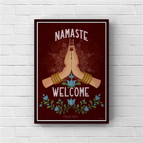 Namaste Wall Decor || Namaste Sign || Indian Entrance Decor || Namaste