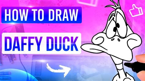 Daffy Duck Drawing | Daffy duck, Duck drawing, Drawings