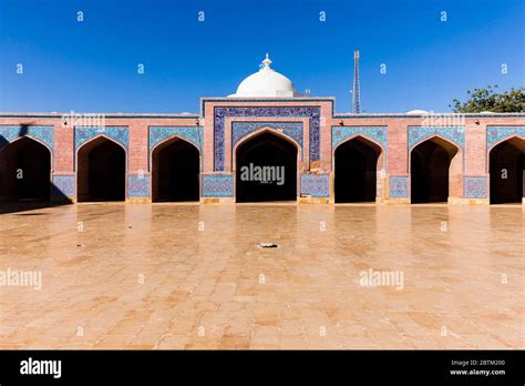 Courtyard Of Shah Jahan Mosque Jamia Masjid Of Thatta Thatta Sindh