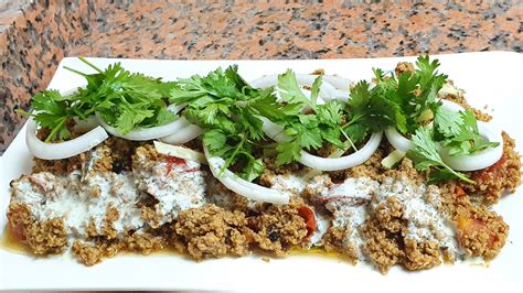 Bhuna Keema With Aloo Tikki Surprise Spicy Minced Meat With Potato