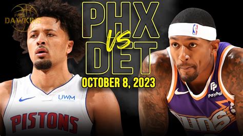 Phoenix Suns Vs Detroit Pistons Full Game Highlights Oct 8 2023