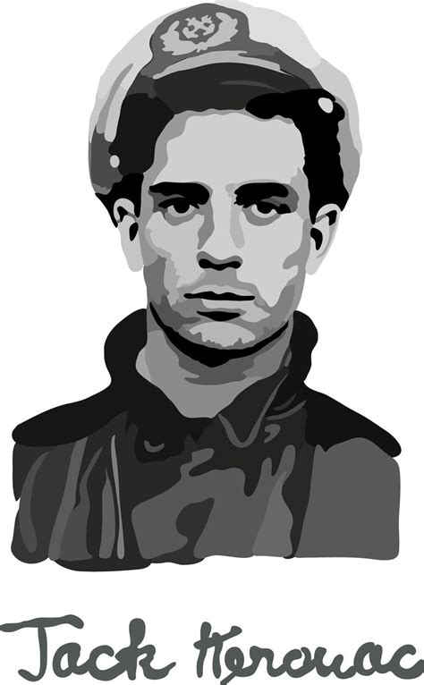 Jack Kerouac Vector by vaccieaux on DeviantArt