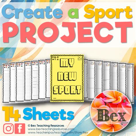 Create A Sport Project Bexteachingresources