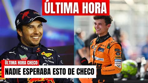 El Incre Ble Gesto De Checo P Rez Que Sorprendi A La F Youtube