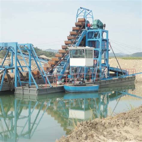 Bucket Chain Dredger Gold Dredger Gold Mining Machine Sand Dredging