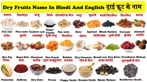 Dry Fruits Name In Hindi And English With Pictures ड्राई फ्रूट के नाम