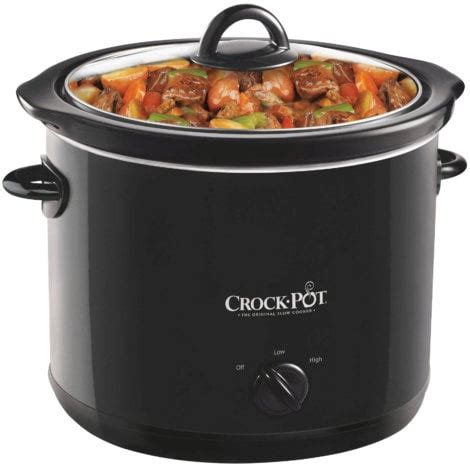 Crock-Pot 4 qt Slow Cooker - Black by Crock-Pot at Fleet Farm