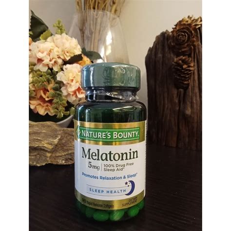 NATURES BOUNTY MELATONIN 5 MG Shopee Philippines