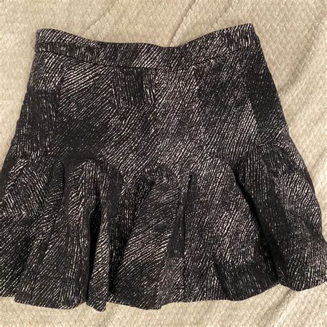 Banana Republic Women S Black And White Skirt Depop