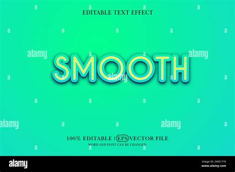 Editable Text Effect In A Realistic Blue Elegant And Smooth Style