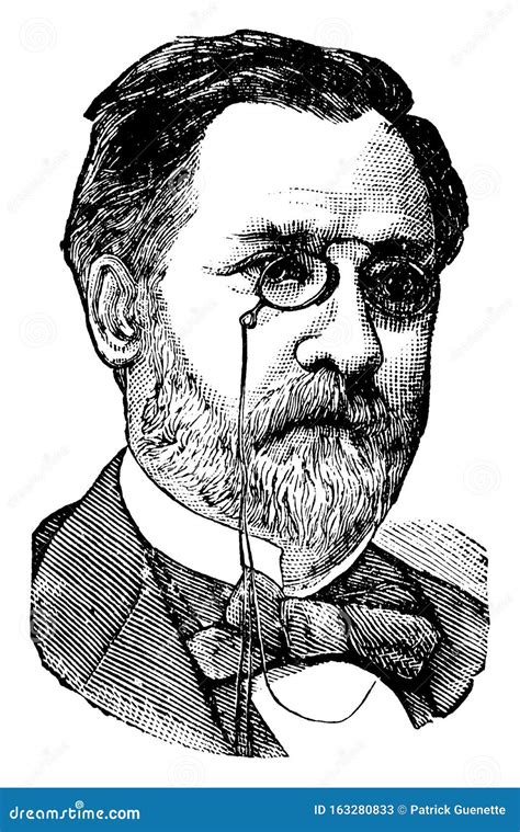 Louis Pasteur Cartoon Portrait Vector 157760699