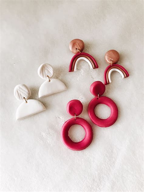 DIY Clay Earrings Easy And Affordable The Trendy Chick