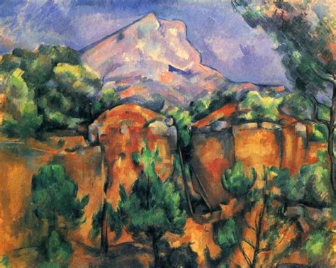 Paul Cézanne Montagne Sainte Victoire Blick vom Steinbruch Bibémus