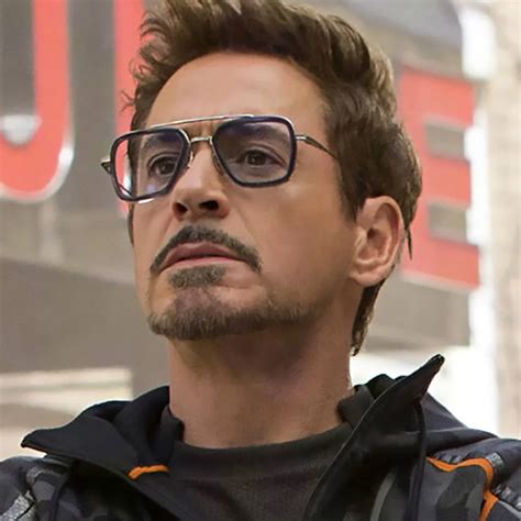 Tony Stark Gafas De Sol Cuadradas De Iron Man Para Hombre Lentes