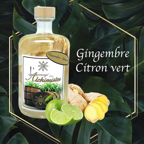 Rhum Gingembre Citron Vert Larrangé Des Alchimistes