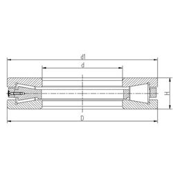 Taper Roller Thrust Bearing Roller Bearing CN