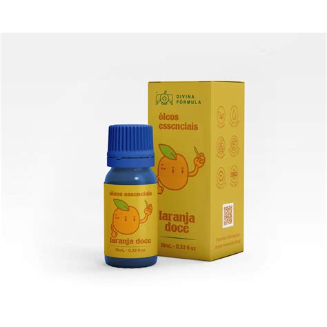 Óleo Essencial Laranja Doce 10mL Divina Fórmula Divina Fórmula