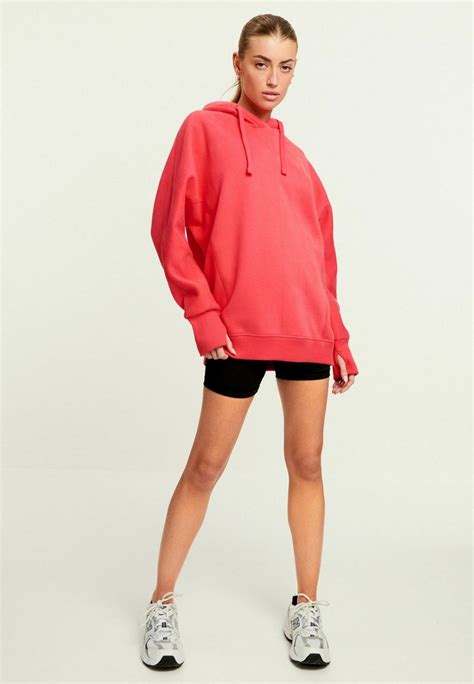 Next Active Longline Overhead Kapuzenpullover Fluro Pink Pink